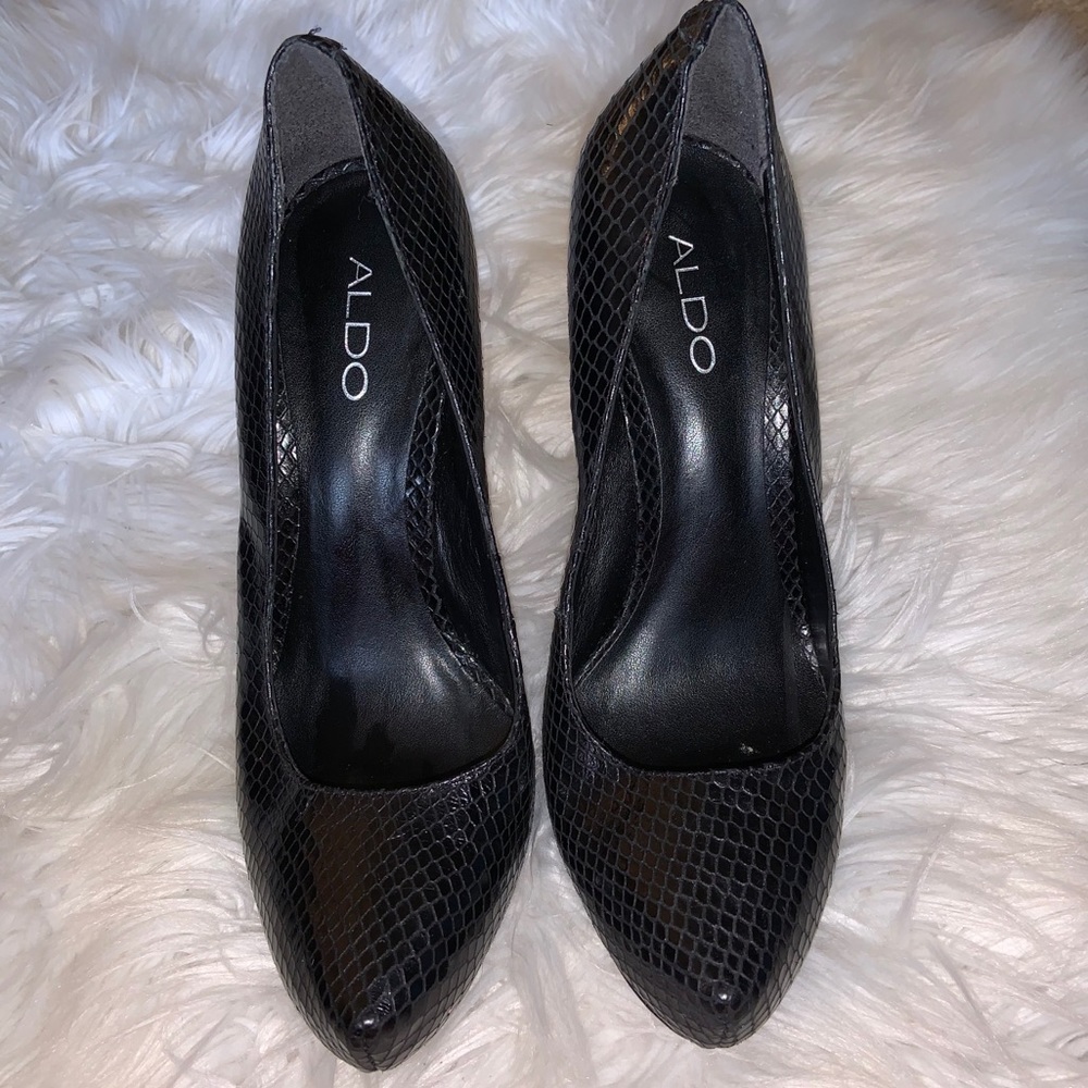 ALDO Platform Stilettos Heel in Black